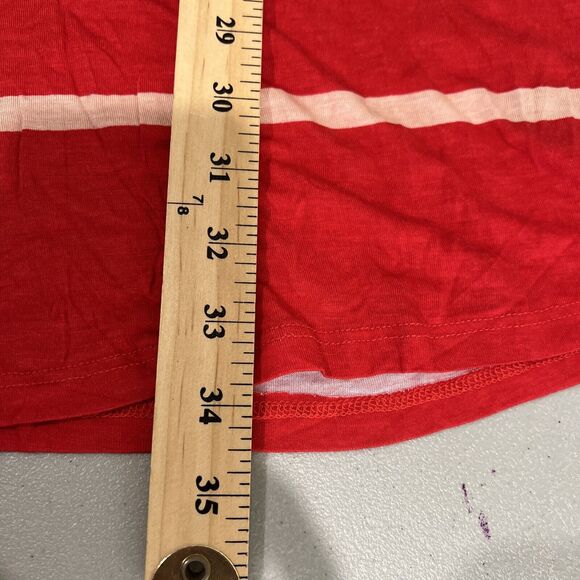 Jason‎ Wu Target Dress Medium Red Striped Lightweight Casual Blue Jersey Shift - Picture 10 of 11